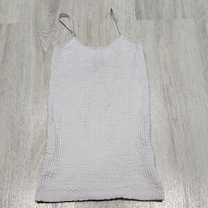 Connection 18 Light Cream Textured Spaghetti-Strap Camisole